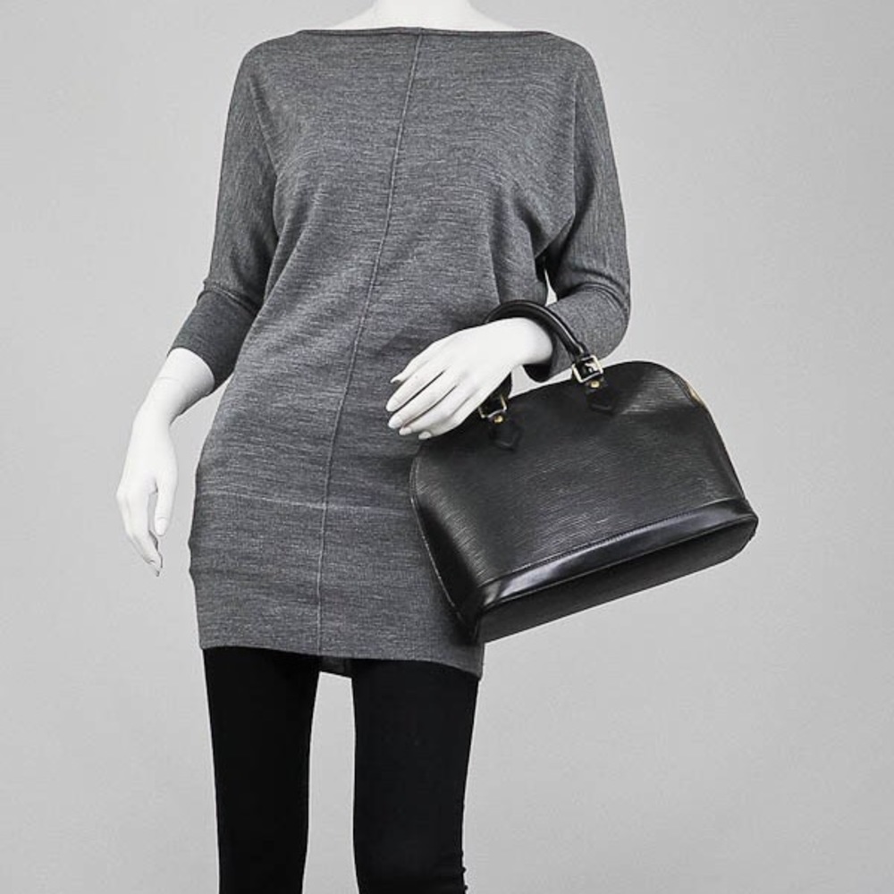 Louis Vuitton Noir Epi Alma - Picture 7 of 7